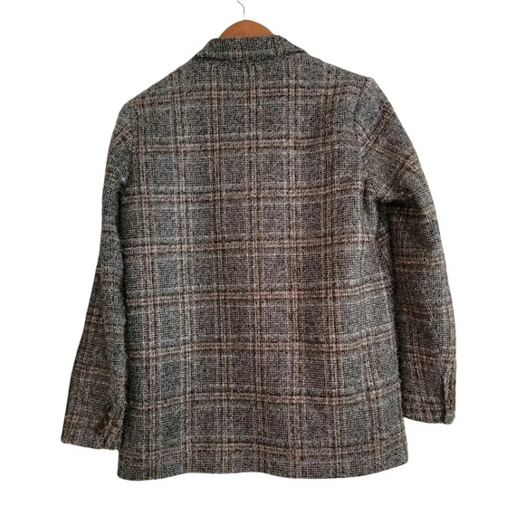 See U SOON Gray Plaid Blazer Jacket  Longsleeves Size S WOMEN'S - Picture 3 of 12